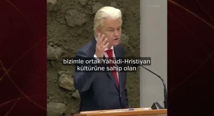 Yine kontrolden &ccedil;ıktı: Wilders, İsrail&rsquo;e destek verip eleştirenleri hedef g&ouml;sterdi
