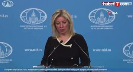 Zaharova&rsquo;dan Batı&rsquo;ya sert su&ccedil;lamalar, Ukrayna uyarısı