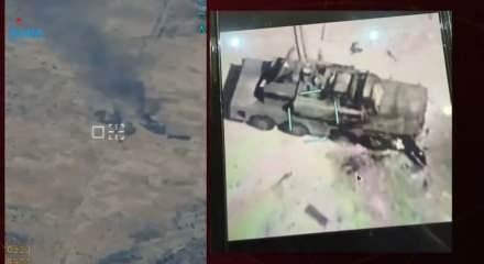 Sudan'da &Ccedil;in teknolojisine T&uuml;rk darbesi: Akıncı d&uuml;ş&uuml;k g&ouml;r&uuml;n&uuml;rl&uuml;kle vurdu! FK-2000'e saniye saniye imha