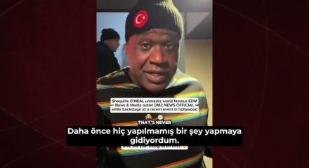 Shaquille O'Neal T&uuml;rk bayraklı şapkasıylaABD'deki etkinlikte boy  g&ouml;sterdi g&ouml;r&uuml;ld&uuml;
