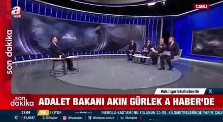 Adalet Bakanı Akın G&uuml;rlek, CHP'nin yemin t&ouml;renindeki k&uuml;rs&uuml; işgali hakkında konuştu