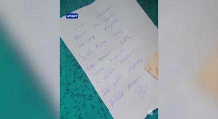 Amasya'da yolcular k&ouml;y camisinde kullandıkları ısıtıcının elektrik parasını notla bıraktı