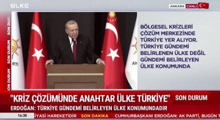 Başkan Erdoğan: 8 &ccedil;ivi ve pikapla &ouml;v&uuml;n&uuml;yorlar!