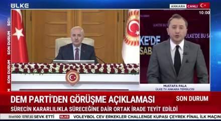 Cumhurbaşkanı Erdoğan ile g&ouml;r&uuml;şen DEM Parti'den ilk a&ccedil;ıklama: S&uuml;re&ccedil; kararlılıkla s&uuml;recek