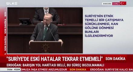 Cumhurbaşkanı Erdoğan &Ouml;zg&uuml;r &Ouml;zel'e "K&uuml;f&uuml;r etmeden siyaset yapılmalı" dedi