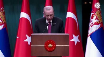 Cumhurbaşkanı Erdoğan: Toplam ticaret hacmi ge&ccedil;tiğimiz yıl 3,5 milyar dolar seviyesine ulaştı