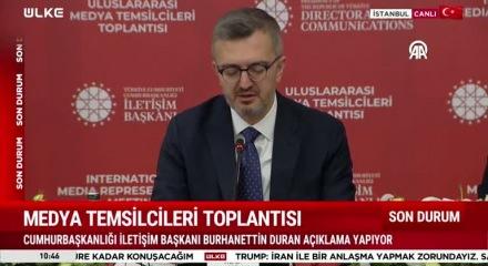 Duran'dan Filistin mesajı: T&uuml;rkiye'nin arabulucu rol&uuml; tesad&uuml;f değil