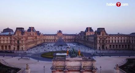 Fransa'da Louvre M&uuml;zesi'nin farklı b&ouml;l&uuml;mleri ciddi su sızıntısı nedeniyle ziyarete kapatıldı
