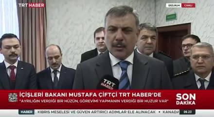 İ&ccedil;işleri Bakanı &Ccedil;ift&ccedil;i'den ilk a&ccedil;ıklama geldi
