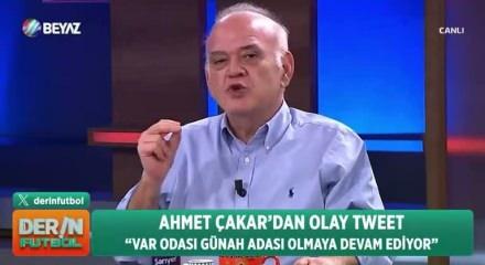 Ahmet &Ccedil;akar'dan Fenerbah&ccedil;e ma&ccedil;ı i&ccedil;in olay yorum: VAR odası g&uuml;nah adası