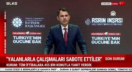 Murat Kurum'dan &Ouml;zg&uuml;r &Ouml;zel'e sert tepki: "Bu enkazın altında siz kaldınız!"