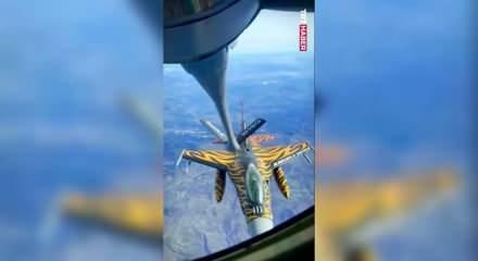 NATO'dan s&uuml;rpriz paylaşımı: T&uuml;rk F-16'ları Romanya hava sahasına imzasını attı