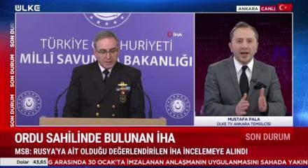 Ordu sahilinde bulunan İHA&rsquo;nın Rusya&rsquo;ya ait!