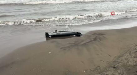 Ordu'da sahilde insansız hava aracı par&ccedil;ası bulundu