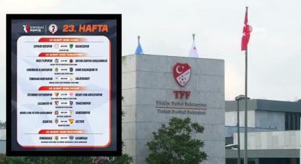 TFF'den S&uuml;per Lig'de 23. hafta fikst&uuml;r&uuml;ne 'Ramazan' d&uuml;zenlemesi! 