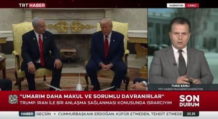 Trump'tan Netanyahu'ya "İran'la m&uuml;zakereler, anlaşma sağlanıp sağlanamayacağı g&ouml;r&uuml;lene kadar s&uuml;recek" mesajı