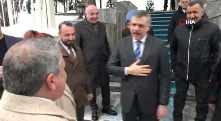  Yeni İ&ccedil;işleri Bakanı Mustafa &Ccedil;ift&ccedil;i Erzurum'a veda etti