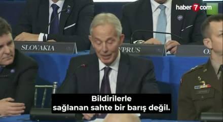 Tony Blair, Gazze'nin b&ouml;lge ve d&uuml;nya i&ccedil;in "tek umut" olduğunu belirtti