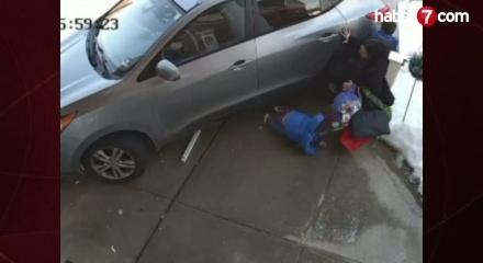 ABD'de korkun&ccedil; anlar: Anaokulu &ccedil;ıkışında &ouml;l&uuml;mden kıl payı kurtuldular!