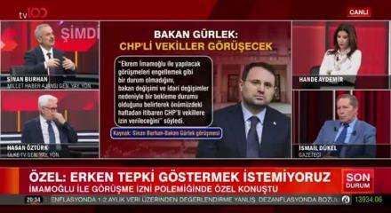 Bakan G&uuml;rlek: CHP'li vekillerin İmamoğlu ile g&ouml;r&uuml;şmelerinin engellenmesi s&ouml;z konusu değildir