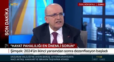 Bakan Şimşek "Enflasyonla m&uuml;cadele bizim en temel &ouml;nceliğimiz" dedi