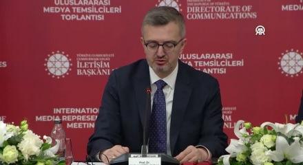 İletişim Başkanı Burhanettin Duran "Vicdana aykırıdır!"' diyerek İsrail'e sert tepki g&ouml;sterdi