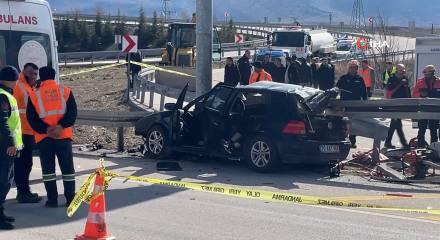 Karaman'daki feci kaza! 2 kişi hayatını kaybetti