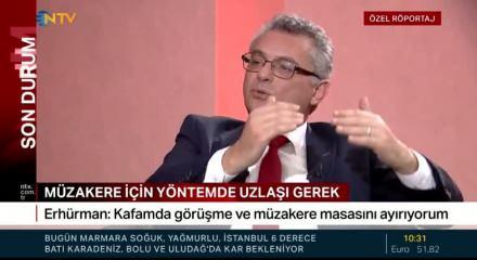 KKTC Cumhurbaşkanı Erh&uuml;rman &ccedil;ok net konuştu "Doğru &uuml;&ccedil;gen Kıbrıs-T&uuml;rkiye-Yunanistan'dır"