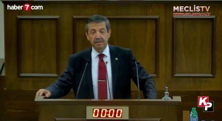 KKTC Dışişleri Bakanı Ertuğruloğlu; "T&uuml;rkiye bug&uuml;n başka yarın başka konuşmaz..."