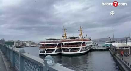 Olumsuz hava koşulları nedeniyle bazı vapur seferleri iptal edildi