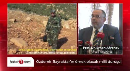 &Ouml;zdemir Bayraktar'ın milli duruşunu &uuml;nl&uuml; tarih&ccedil;i Prof Dr. Afyoncu anlattı