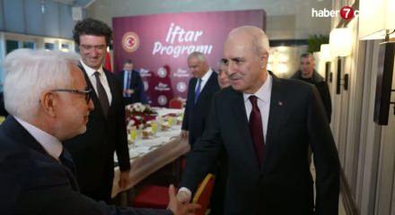 TBMM Başkanı Kurtulmuş, medya kuruluşlarının genel yayın y&ouml;netmenleriyle bir araya geldi