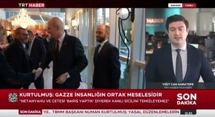 TBMM Başkanı Kurtulmuş: "T&uuml;rkiye&rsquo;nin tavrı net"