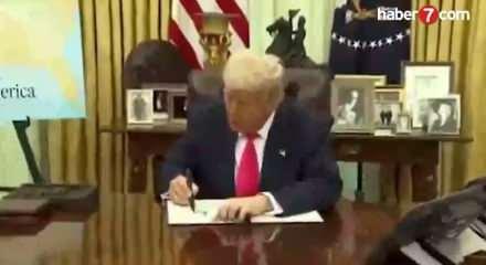 Trump'tan flaş karar, imzayı attı...