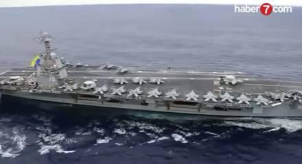 Umman Denizi&rsquo;nde İran-Rusya tatbikatı, ABD b&ouml;lgedeki askeri varlığını artırdı