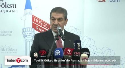 Esenler'de Ramazan hazırlıkları tamamlandı! 150 bin kişiye iftar