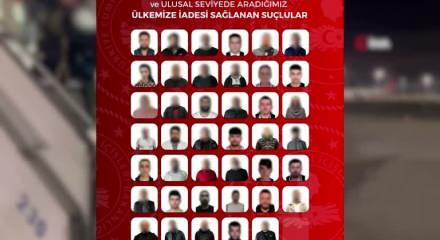 10 &uuml;lkeden 41 firari T&uuml;rkiye&rsquo;ye getirildi