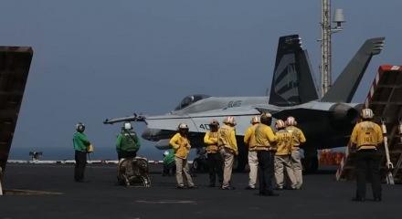 ABD, İran'a yapılan saldırının g&ouml;r&uuml;nt&uuml;lerini paylaştı!