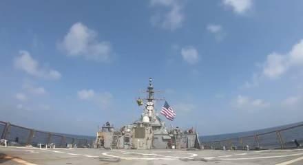 ABD, İran'a yapılan saldırının g&ouml;r&uuml;nt&uuml;lerini paylaştı!