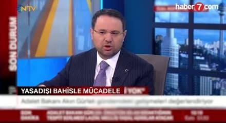 Adalet Bakanı G&uuml;rlek Bahis soruşturmaları hakkında konuştu