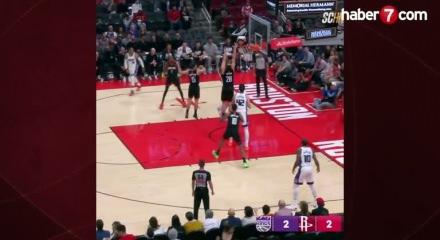 Alperen Şeng&uuml;n 'triple double' ile yıldızlaştı! Rockets, Kings'i perişan etti