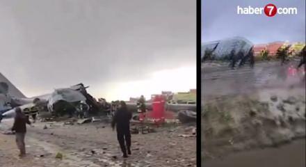 Bolivya'da para taşıyan u&ccedil;ak d&uuml;şt&uuml;! &Ccedil;ok sayıda &ouml;l&uuml; ve yaralı var!