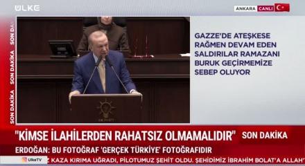 Cumhurbaşkanı Erdoğan muhalefete "Laiklik" g&ouml;ndermesinde bulundu