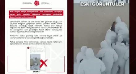 DMM&rsquo;den &lsquo;İran&rsquo;dan ka&ccedil;ak ge&ccedil;iş&rsquo; iddialarına yalanlama