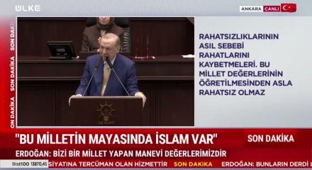 Cumhurbaşkanı Recep Tayyip Erdoğan Laiklik bildirisinde bulunanlara tepki g&ouml;sterdi