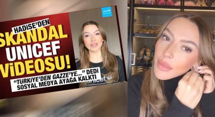 Unicef videosunu silen Hadise'den a&ccedil;ıklama: Metin bana iletildi