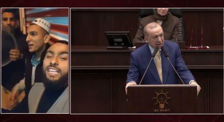 Herkesin dilinde olan 'Kabede Hacılar' ilahisi i&ccedil;ini Cumhurbaşkanı Erdoğan'dan da &ouml;vg&uuml; geldi