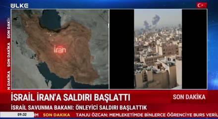 İsrail: 'İran'a &ouml;nleyici saldırı başlattık!