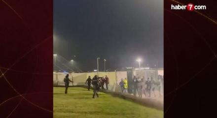 İtalyan polisinden Galatasaray taraftarına sert m&uuml;dahale