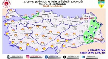 Meteoroloji&rsquo;den uyarı: İstanbul&rsquo;a sağanak, Ankara&rsquo;ya kar geliyor